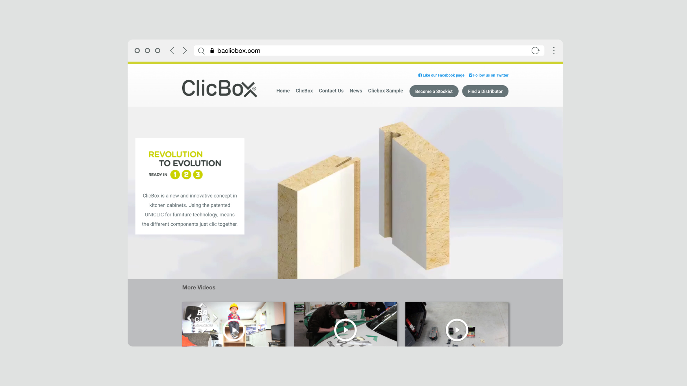 ClicBox Showroom Cabinets